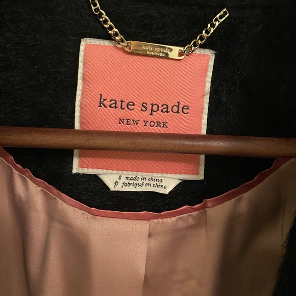 Kate spade Brushed-Knit Coat size S - Picture 2 of 3